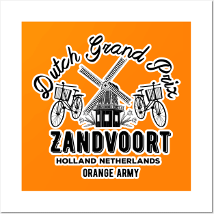 Zandvoort Orange Smoke Posters and Art